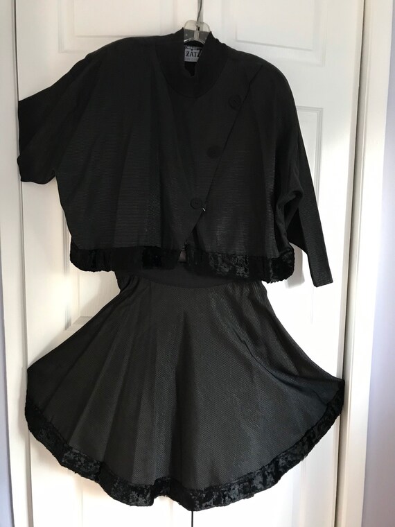 Vintage 1980 blouse and matching skirt