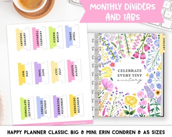 Happy Planner Dividers - Etsy