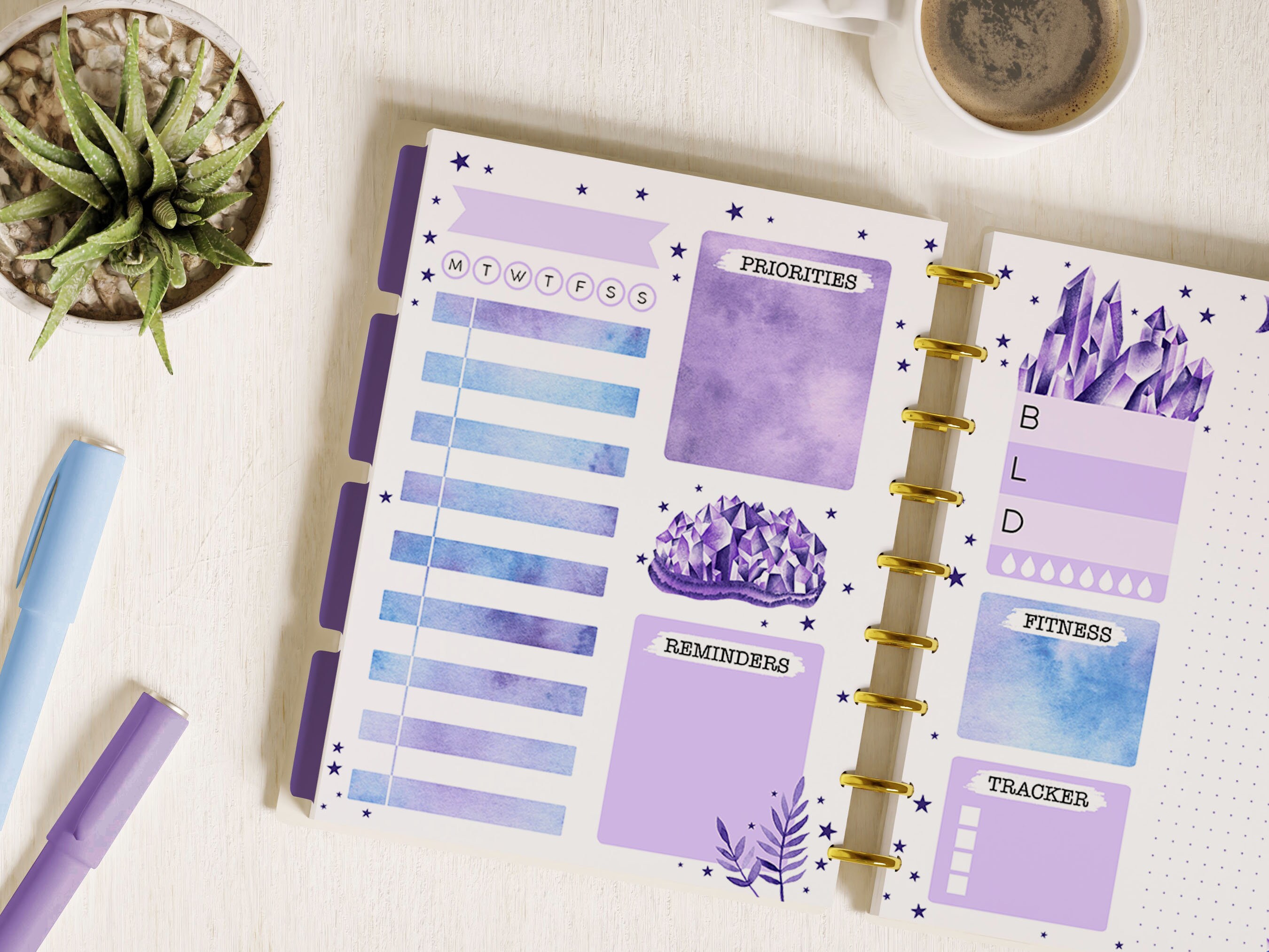 DAILY Planner Printable Inserts Fit Happy Planner Classic, Big and Mini ...