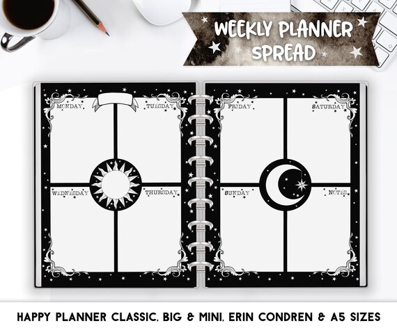 2021 Weekly Planner Inserts for Happy Planner Classic Set No 3 Paper ...