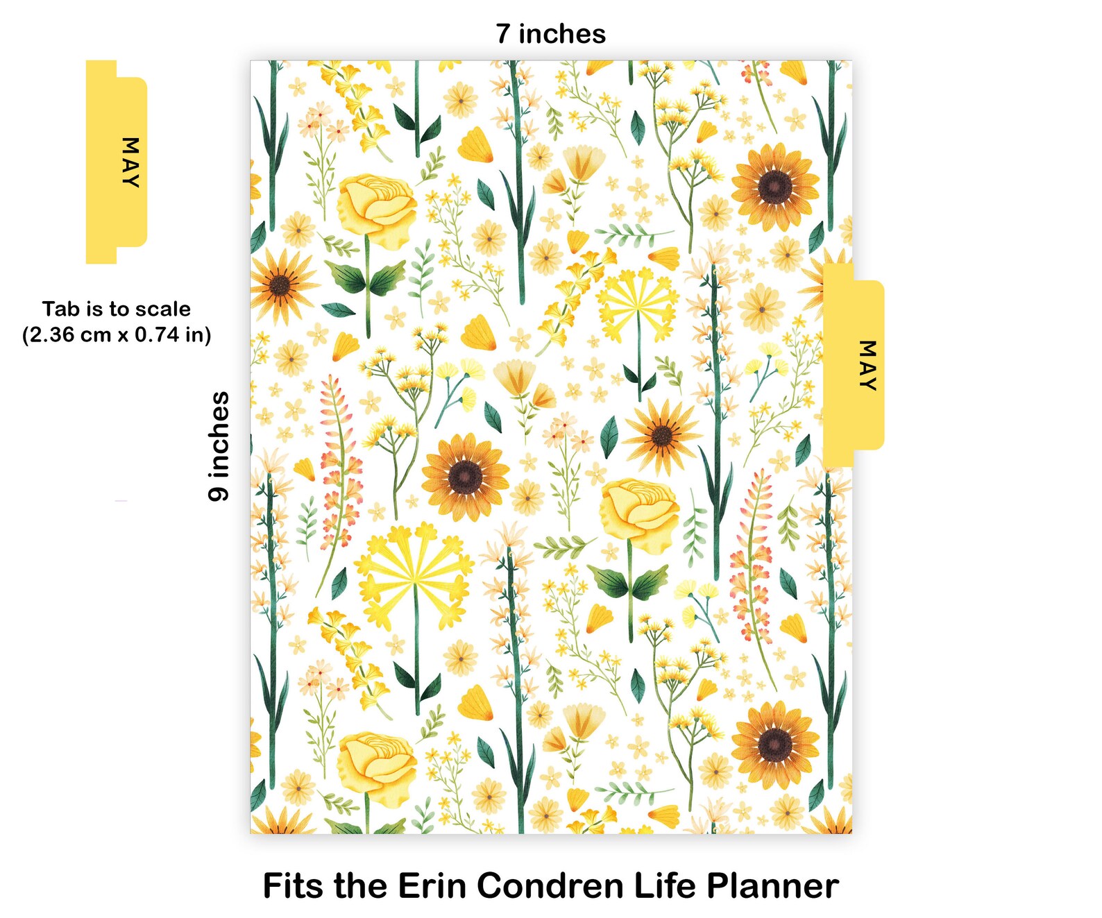 Printable Monthly Planner Dividers and Tabs for Happy Planner - Etsy