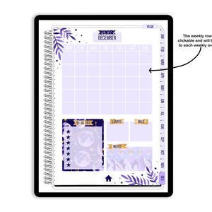Moon and Stars Digital Planner for Goodnotes, Digital Journal, Undated ...