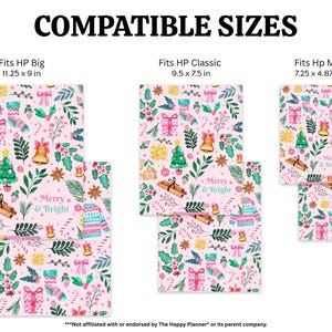 Utskrivbar julkalender eller anteckningsbok för december, passar Happy Planner Classic, Mini, Big, Erin Condren och A5-storlekar, Discbound Planners bild 5