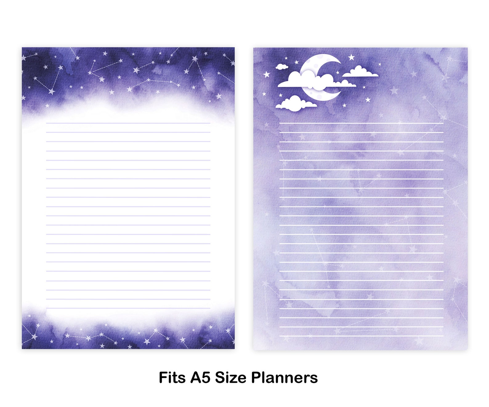 Galaxy &amp; Constellation Printable Planner Inserts Printable - Etsy