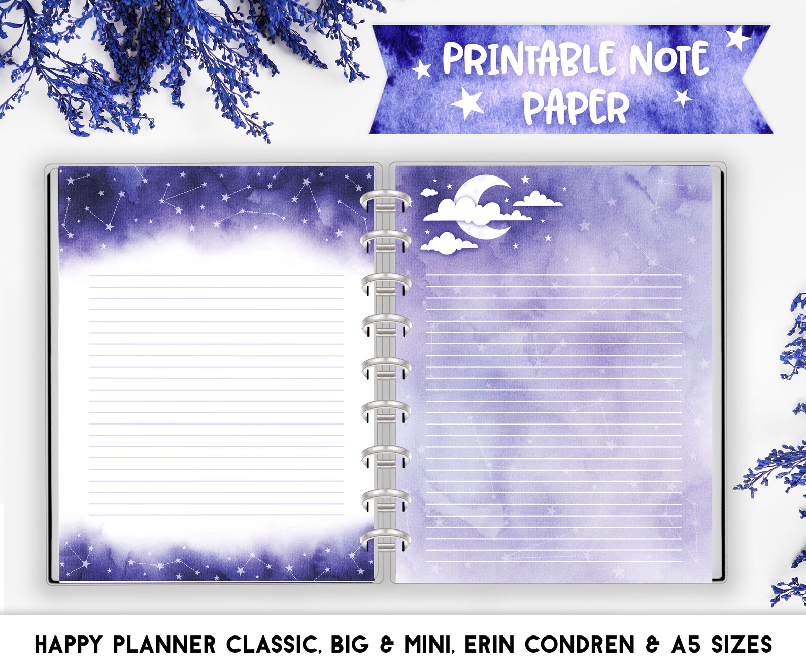 Galaxy &amp; Constellation Printable Planner Inserts Printable - Etsy