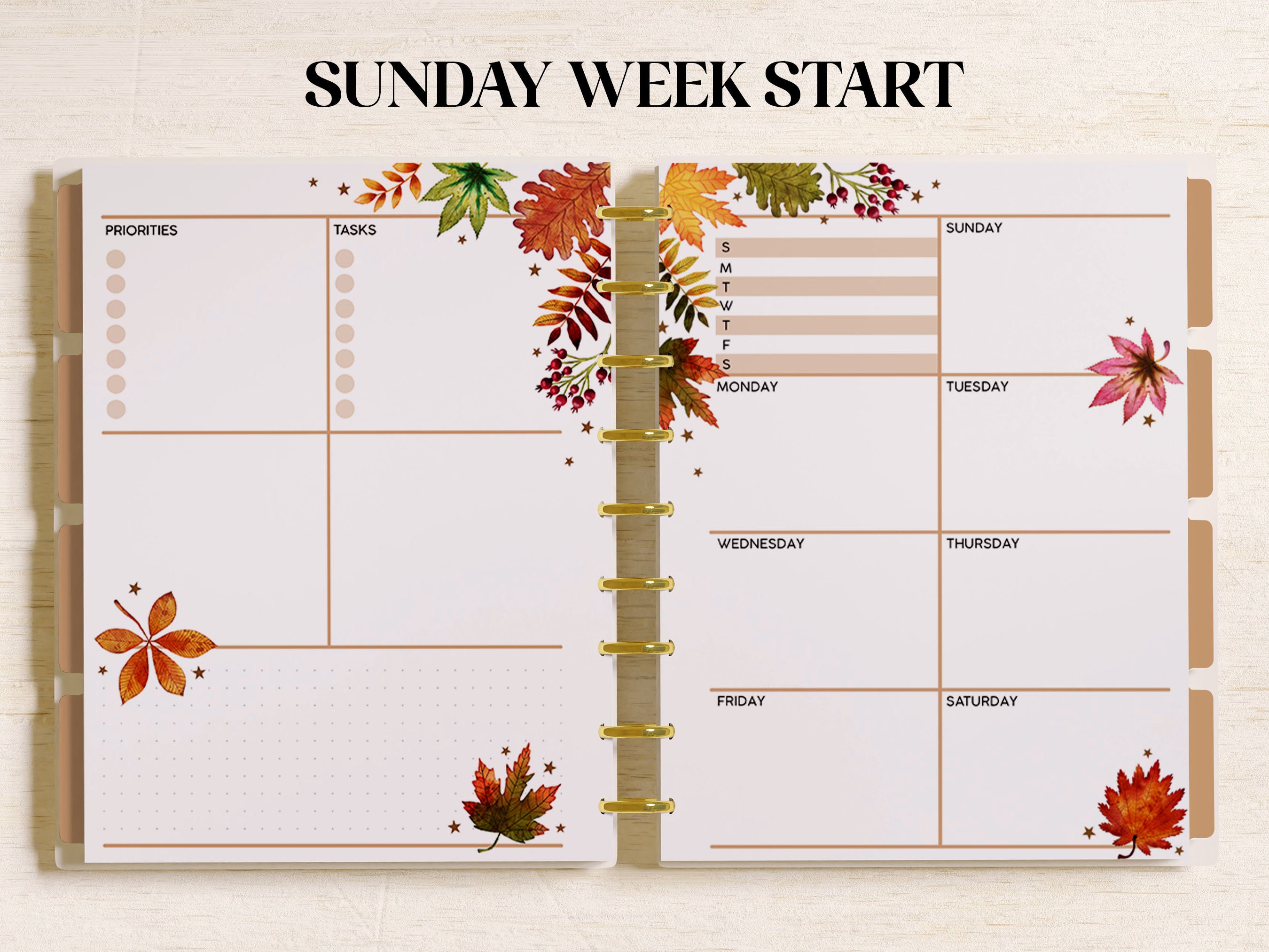 WEEKLY DASHBOARD Planner Inserts Fits Happy Planner Classic, Big & Mini ...