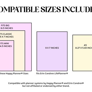 MONTHLY Printable Planner Inserts fits Happy Planner Classic, Big, Mini, Erin Condren and A5 Sizes, Plant Lady, Plant Aesthetic image 6