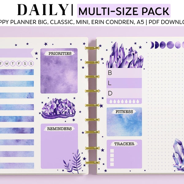 Daily Planner Printable - Etsy