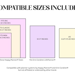 Financial Budget Planner Printable Planner Inserts fits Happy Planner Classic, Big & Mini, Erin Condren and A5 Size Planners, Witchy Planner image 7