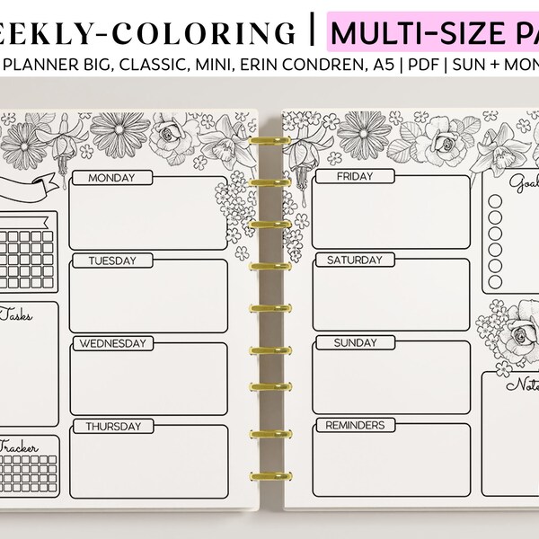 Printable Happy Planner Coloring - Il 600x600.4864990715 Bt8k 