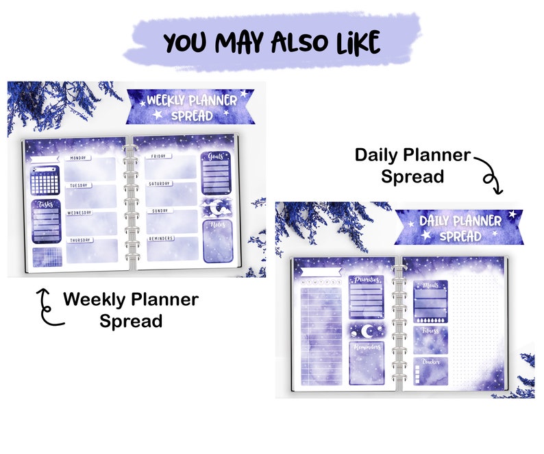 Galaxy &amp; Constellation Printable Planner Inserts Printable | Etsy