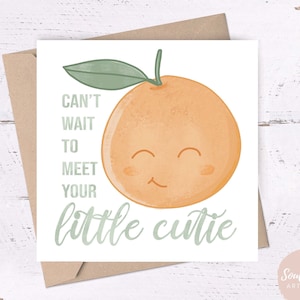 Ich freue mich auf deine, Little Cutie Card • Karte für werdende Mütter