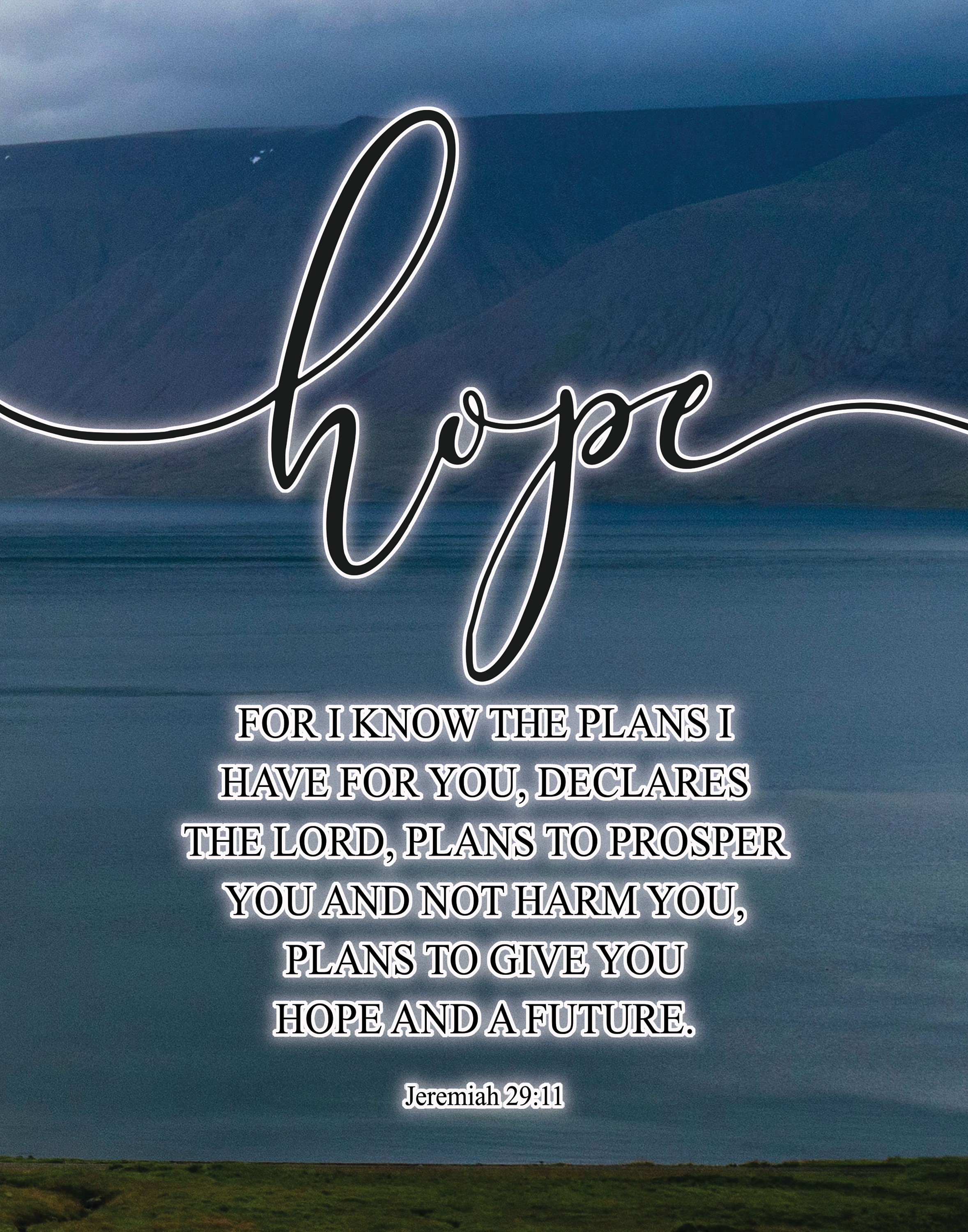 Faith Love Hope Christian blessing home decor set UV Etsy