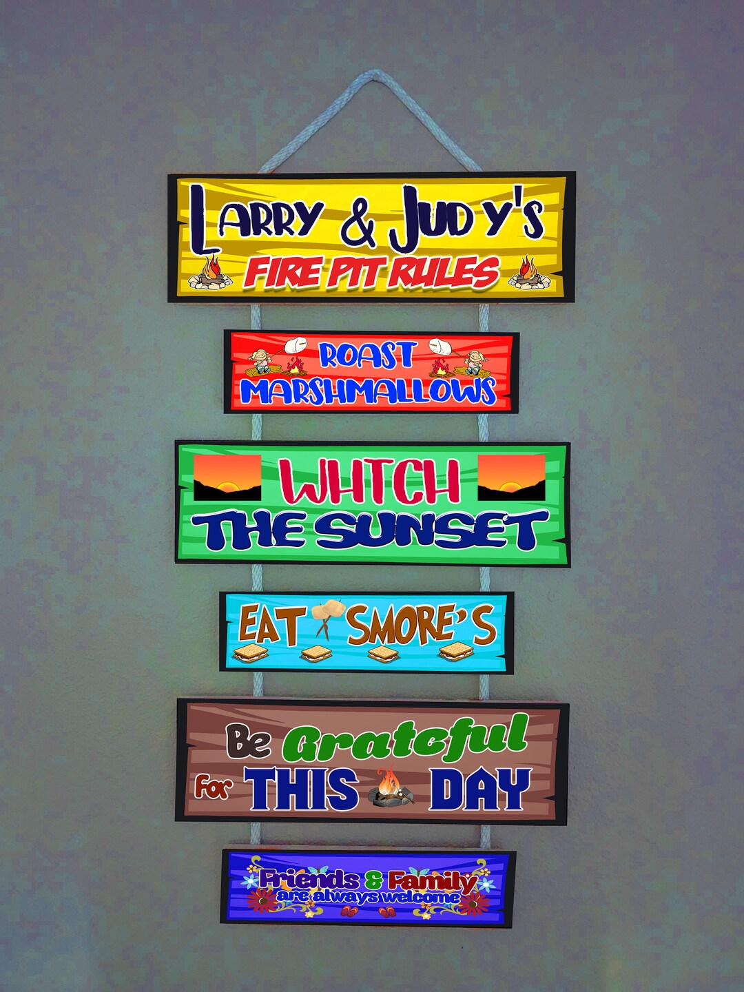 Fire Pit Sign, Build Your Own Fire Pit Rules Sign, Outdoor Signs ...