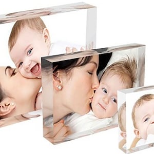 Regalo fotografico in acrilico, foto acrilica personalizzata, regalo di nozze, compleanni, regalo di Natale, regalo di San Valentino, foto in acrilico