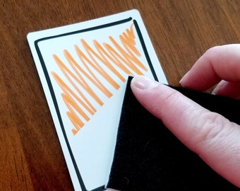 Portable Eraser for InfiniTokens Dry Erase Cards (Card-sized to fit in a deck box)