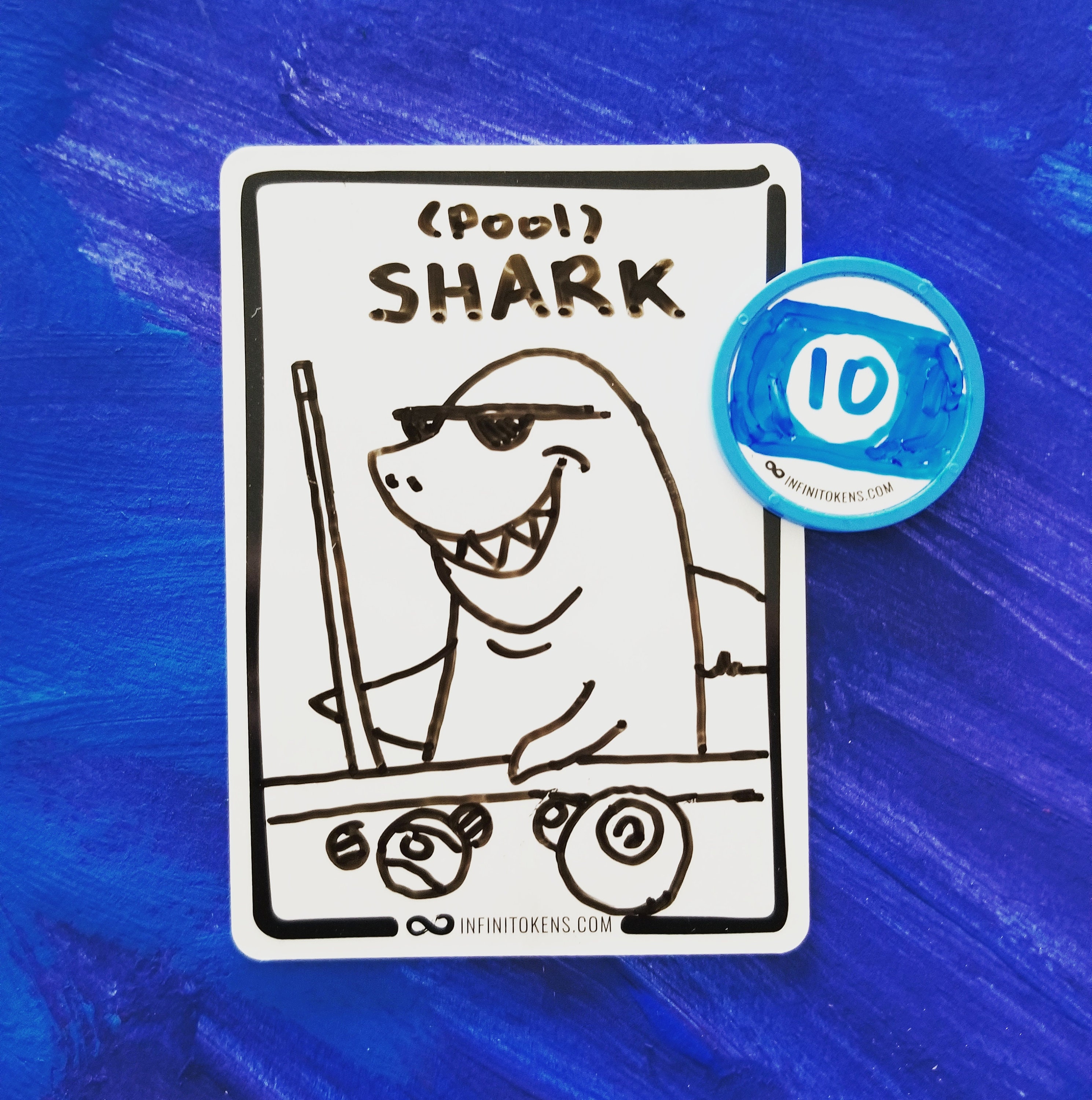 Dry Erase Cards/tokens 10pack doublesided Erasable Etsy