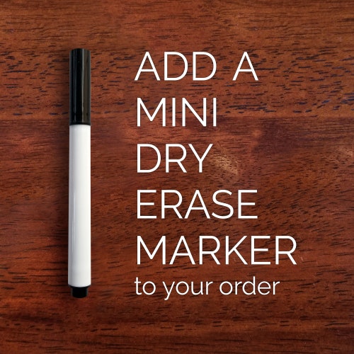 Add a Mini Dry Erase Marker to Your Order Etsy