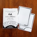 InfiniTokens Dry Erase Cards/Tokens - 25-Pack (Double-Sided, Erasable, Reusable Tokens/Proxies for games like MTG, or Prototyping Games)