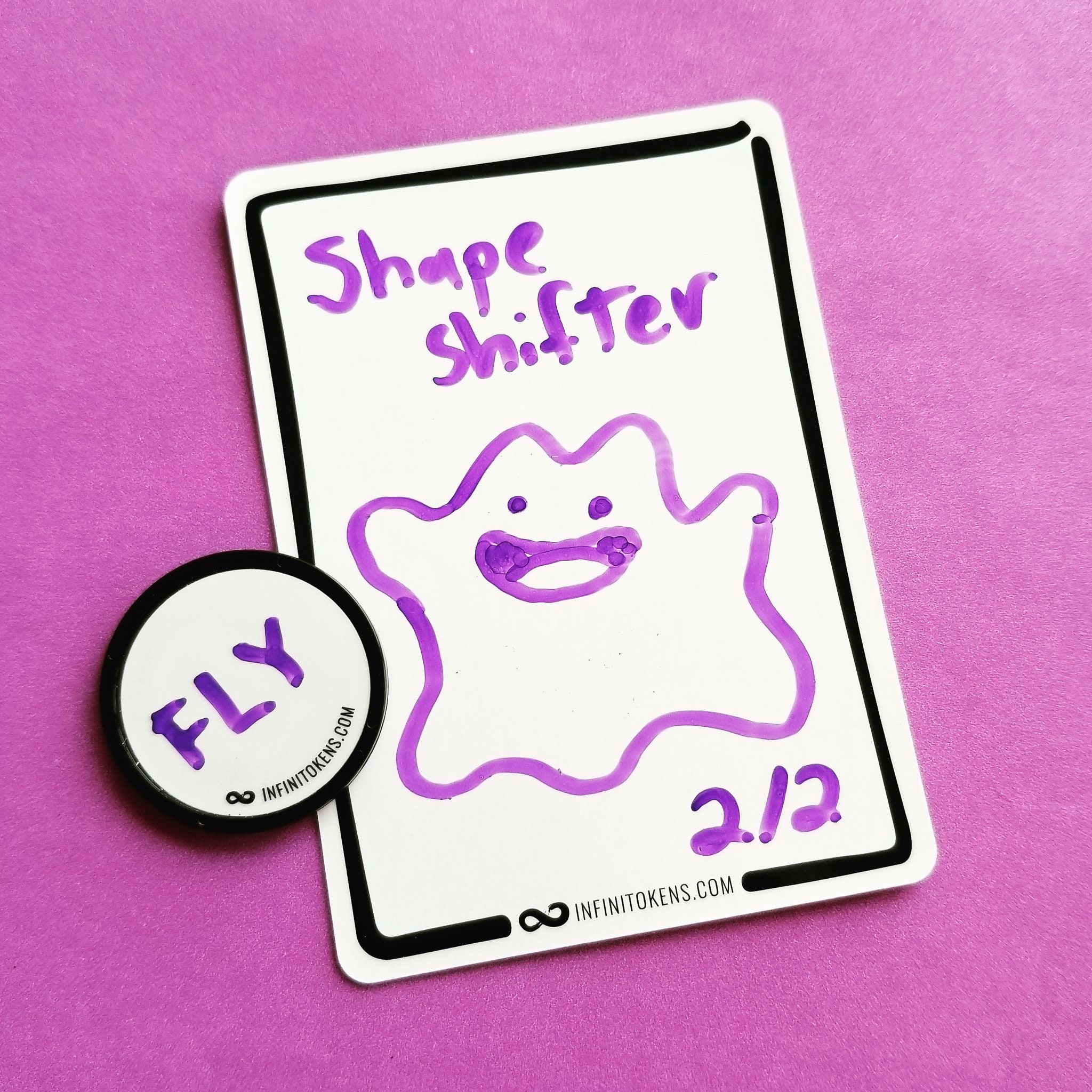 Dry Erase Cards/tokens 25pack doublesided Erasable Etsy