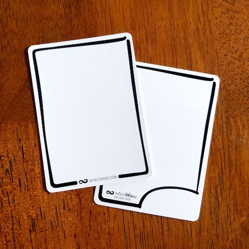 dry erase token cards mtg NerdTokens (12-Pack) | Tokens for and seven colors of markers Dry Erase MTG Tokens Cards