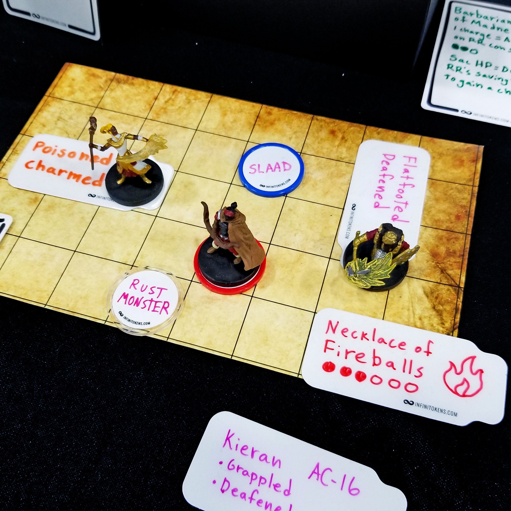 Dry Erase Counters/Tokens/Ability counters - Erasable, Reusable discs for games like Magic the Gathering and RPGs.