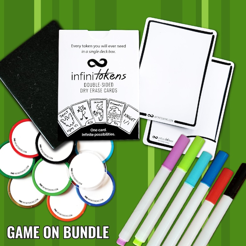 InfiniTokens Gift Bundles for MTG, D&D and other Tabletop Games GAME ON BUNDLE