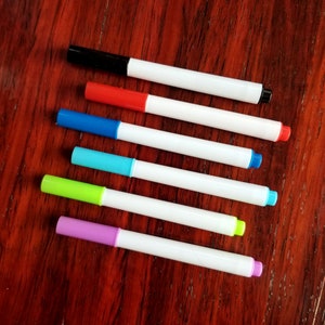 Add a Mini Dry Erase Marker to your order 6-Color Set