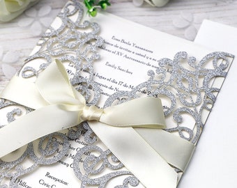 Gatefold Invitation Etsy