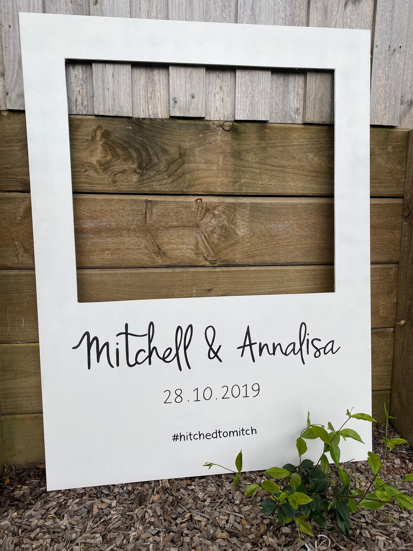 Custom Wood Photo Booth Frame Polaroid Photo Frame Etsy