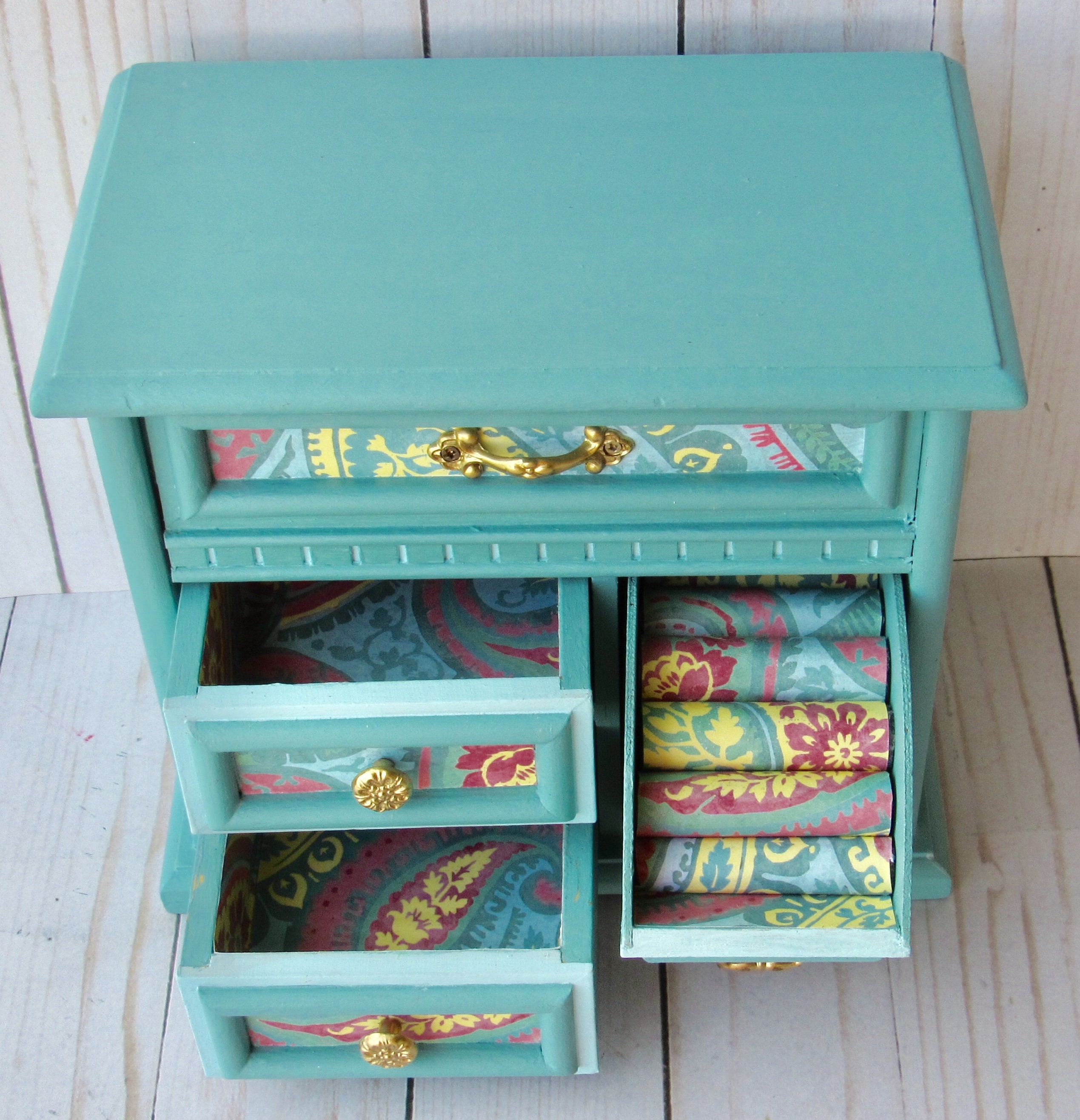 Jewelry box Vintage jewelry box Graduation gift Upcycled Etsy