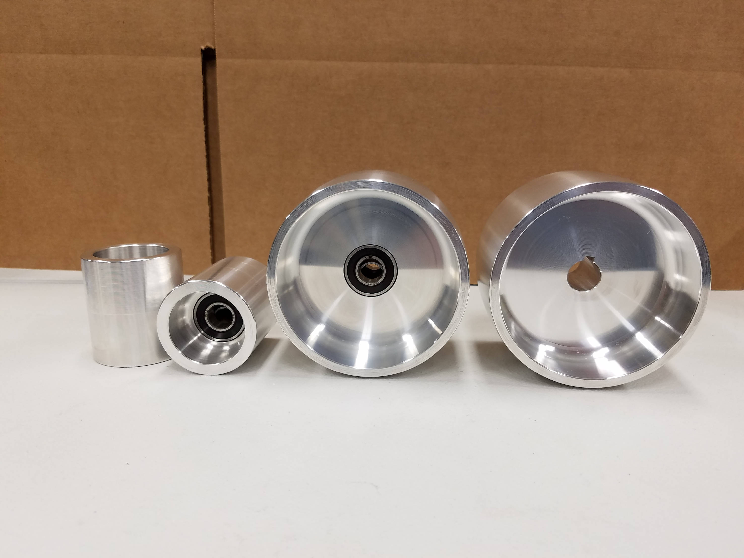 Complete 2x72 Belt Grinder 4 drive Wheel Kit