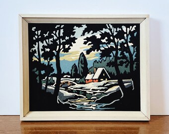 Vintage Paint By Number Etsy