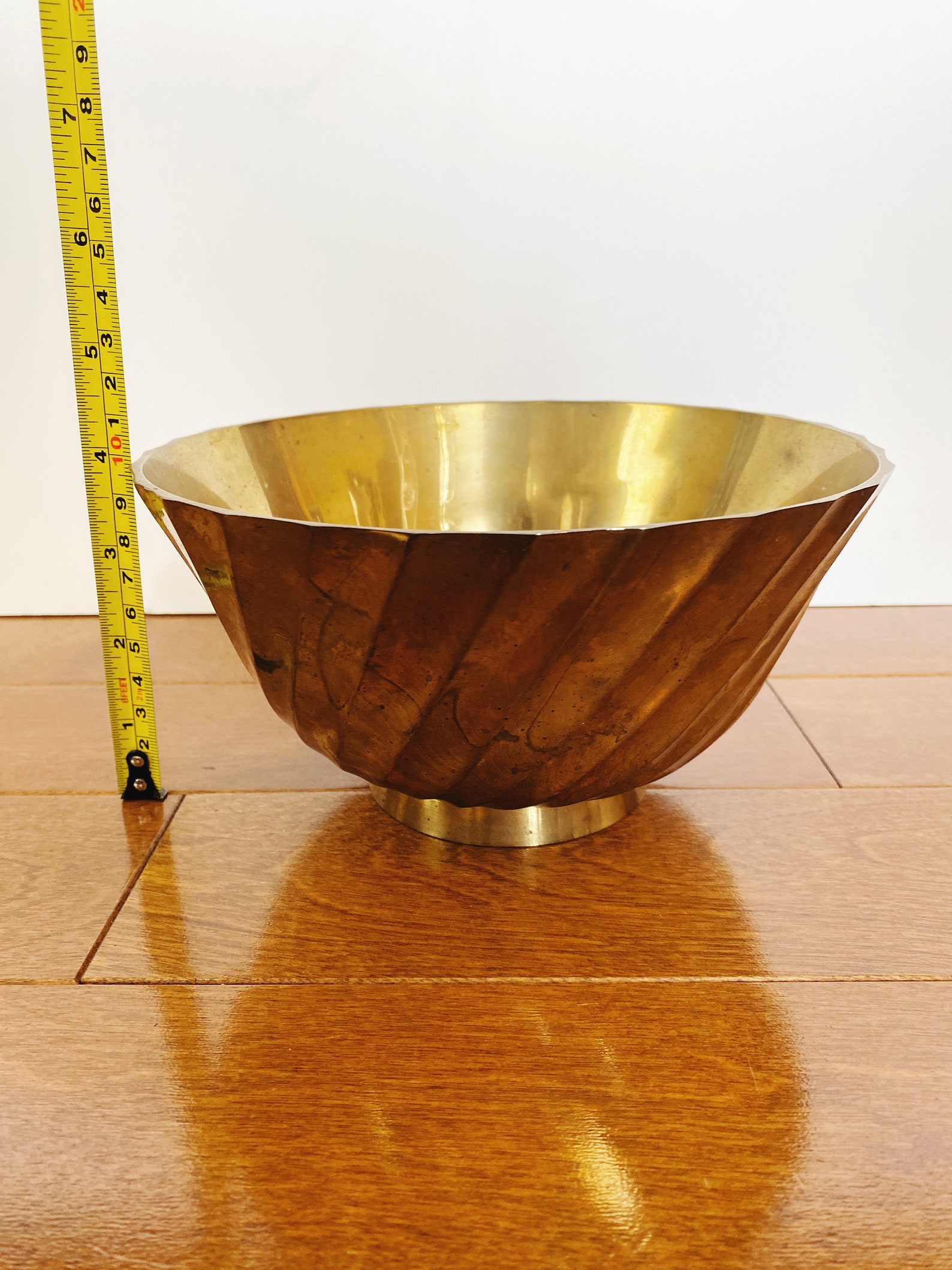 Vintage Brass Bowl Key Holder Unique Brass Dish Boho Etsy