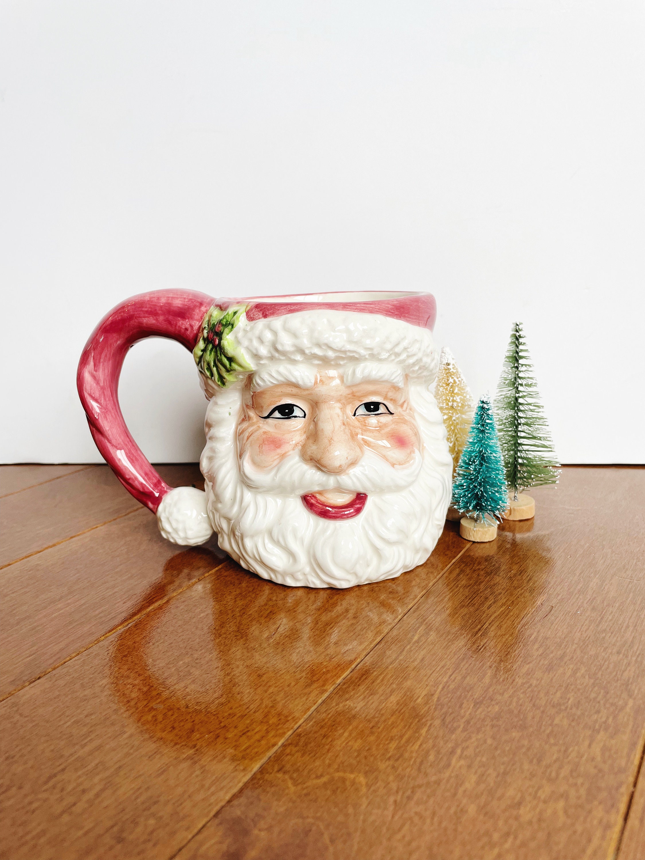 Huge XL Santa Claus Winking Christmas Tree Ball Ornament Holiday Xmas Home Decor Huge XL Santa Claus Winking Christmas Tree Ball Ornament Holiday Xmas Home Decor