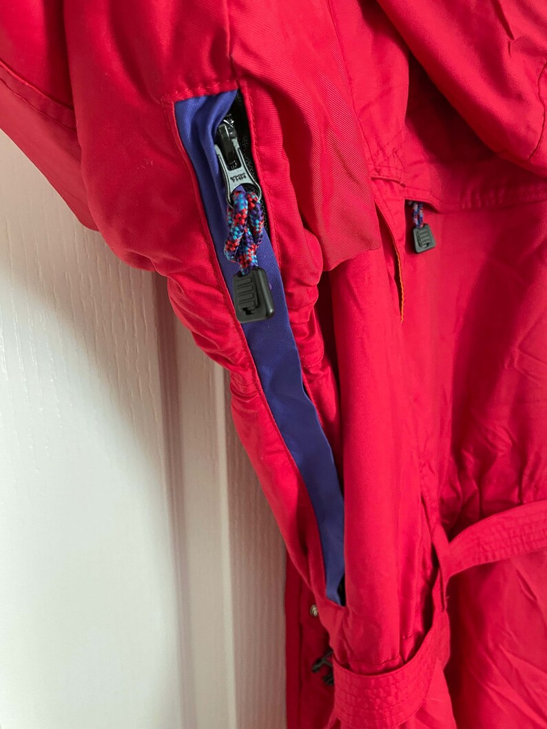 Vintage Mobius Ski Jacket 90s Winter Coat Red Size 10 - Etsy