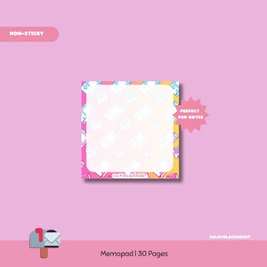 Gamer Memopad: Kawaii Stationery, College & Office Supplies