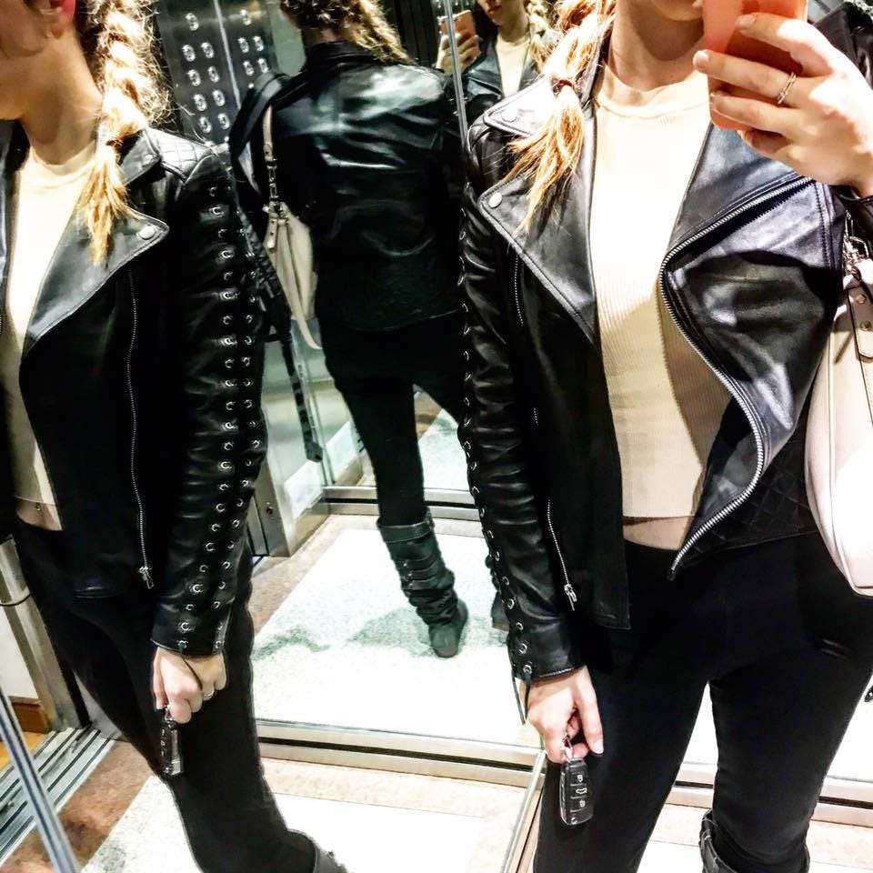 Leather hotsell rockstar jacket