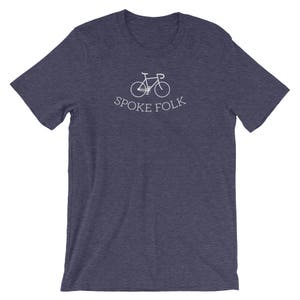 Spoke Folk Bicycle Riders Road Bike, Mountain, Cyclist Short-Sleeve Men's/Unisex T-Shirt image 1