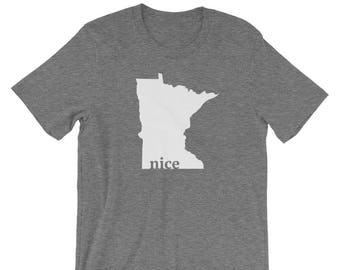 Minnesota Nice Tee - MN Gift Short-Sleeve Men's/Unisex T-Shirt