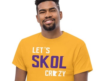 Let's Skol Crazy Vikings T-Shirt – Purple Reign, Minnesota Football Fan