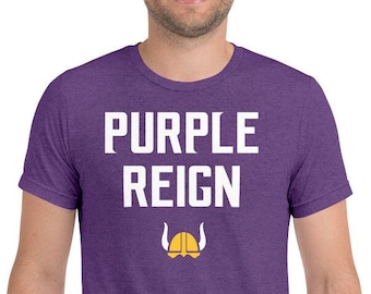 Purple Reign Minnesota Vikings Football Fan Miracle Skol Mens/Unisex Short-Sleeve T-Shirt