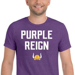 Purple Reign Minnesota Vikings Football Fan Miracle Skol Mens/Unisex Short-Sleeve T-Shirt