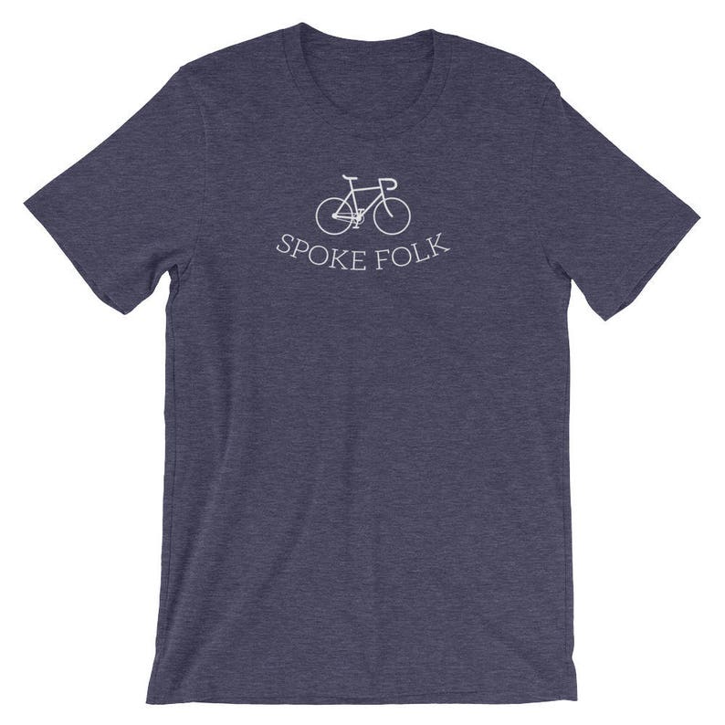 Spoke Folk Bicycle Riders Road Bike, Mountain, Cyclist Short-Sleeve Men's/Unisex T-Shirt image 1