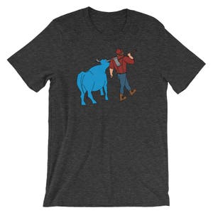 Paul Bunyan/Babe the Blue Ox Native Minnesota Men's/Unisex Short-Sleeve Unisex T-Shirt image 8