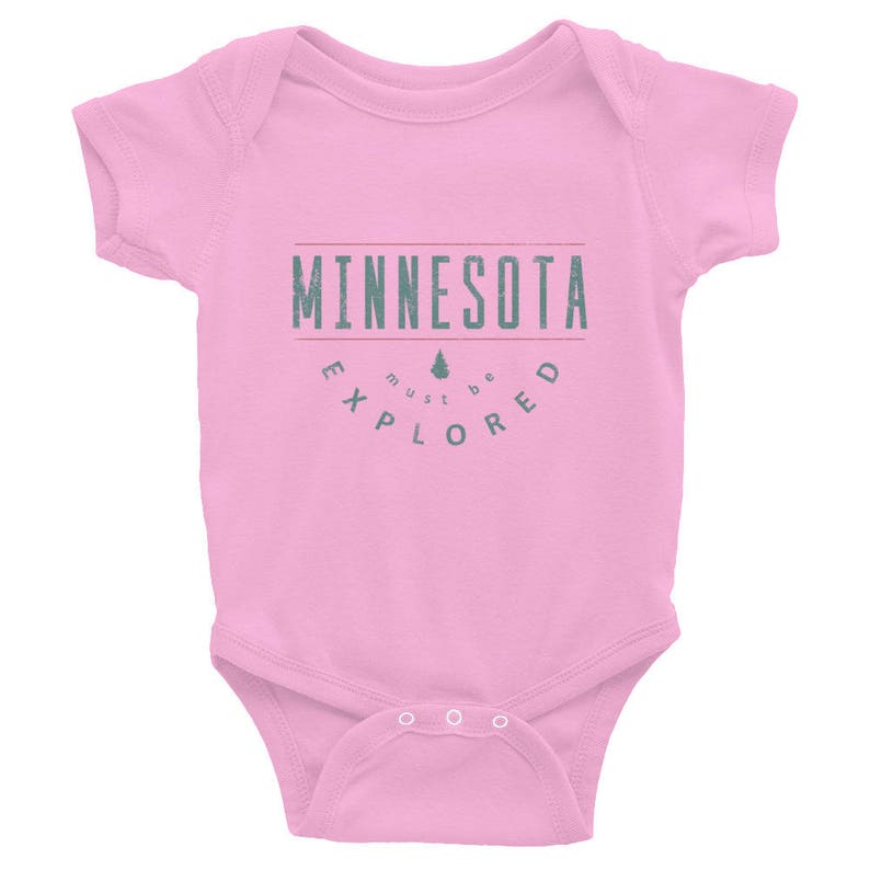 Minnesota Must Be Explored Funny MN State Gift Baby/Infant Bodysuit image 4