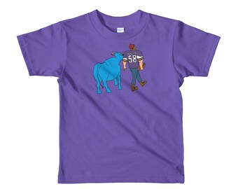 Paul Bunyan/Babe Blue Ox Vikings Fan - Skol Purple Reign Short Sleeve Youth T-Shirt