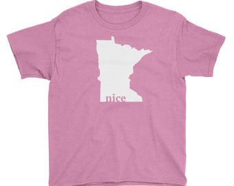Minnesota Nice Tee - MN Gift Kids/Youth Short Sleeve T-Shirt