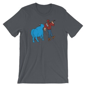 Paul Bunyan/Babe the Blue Ox Native Minnesota Men's/Unisex Short-Sleeve Unisex T-Shirt image 7