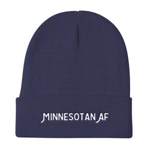 Minnesotan AF Hat - Minnesota Lifestyle MN Love Knit Beanie